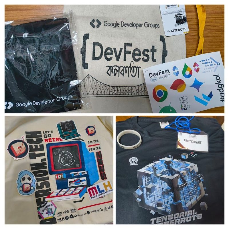 Hackathon Merch Collector — one of Suparno Saha's side quests